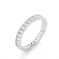 Channel Set Lab Grown Diamond Wedding Band