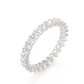 Princess Lab Diamond Eternity Wedding Band