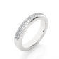 Princess Diamond Vermeil Classic Wedding Band Ring