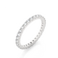 Stackable Round Diamond Eternity Wedding Band