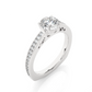 Round Cut Lab / Moissanite Diamond Engagement Ring