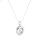 Luxury Round Lab Grown Diamond Halo Pendant Necklace