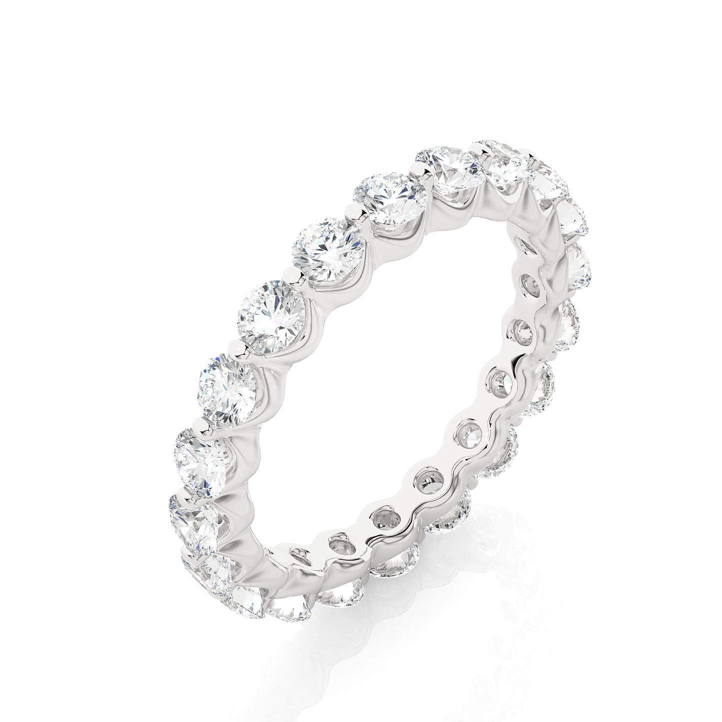 Lab Diamond Luxe Eternity Wedding Band