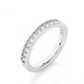 Classic Eternity Band Moissanite Lab Diamond Vermeil Ring