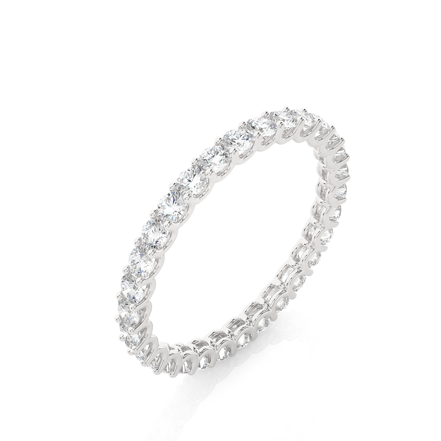 Classic Lab Grown Diamond Eternity Wedding Band