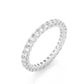 Round Cut Lab Grown Diamond Eternity Band