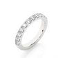 Round Prong Set Eternity Wedding Band Vermeil Ring