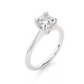 Princess Cut Vermeil Moissanite / Lab Grown Engagement Ring