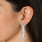 Medium Size Round Lab Diamond Hoop Earrings