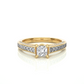 Princess Cut Lab / Moissanite Diamond Engagement Ring