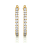 Luxe Lab Diamond Hoop Earrings