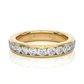 Eternity Diamond Moissanite Lab Vermeil Wedding Band