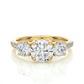 Three Stone Classic Lab Grown Diamond Ring