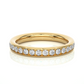 Minimal Lab Moissanite Wedding Band Vermeil Classic Ring