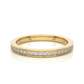 Classic Eternity Moissanite Lab Diamond Vermeil Ring