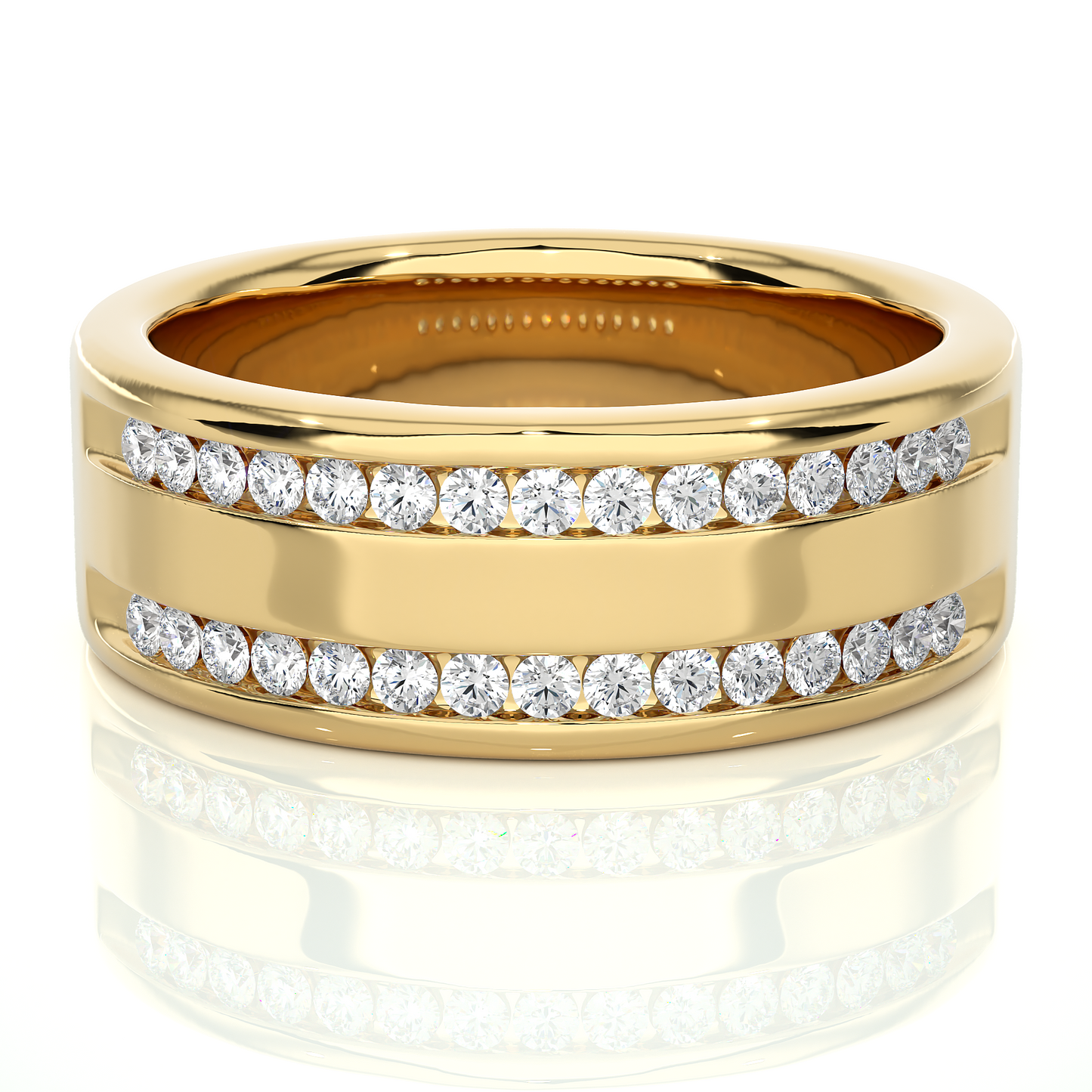 Lab Grown Diamond Luxury Men’s Wedding Band