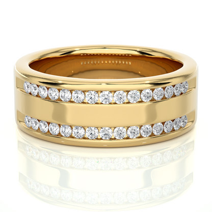 Lab Grown Diamond Luxury Men’s Wedding Band