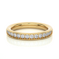 Classic Eternity Band Moissanite Lab Diamond Vermeil Ring