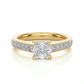 Cushion Cut Moissanite Diamond Luxury Engagement Ring