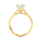Princess Cut Lab / Moissanite Diamond Engagement Ring