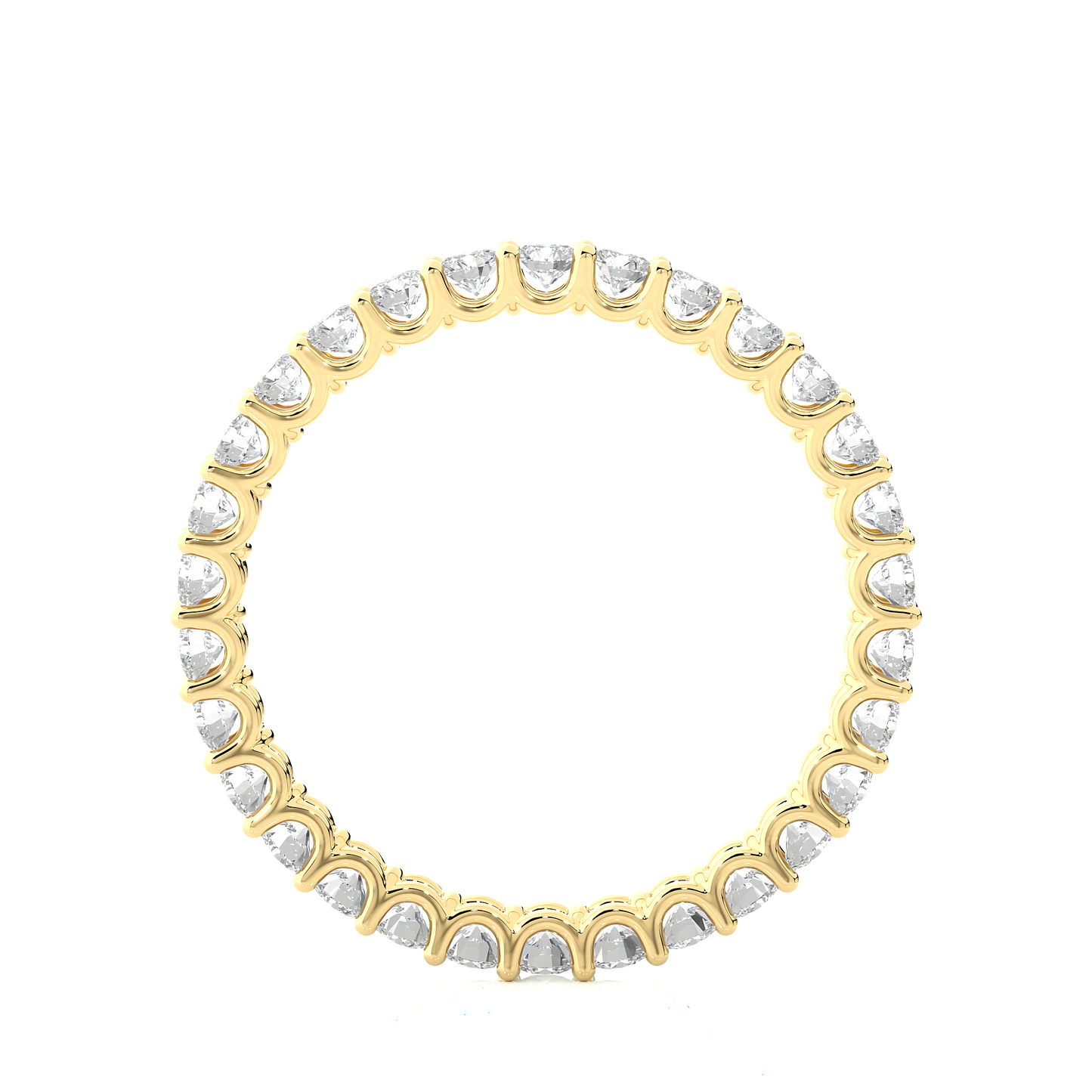 Classic Lab Grown Diamond Eternity Wedding Band
