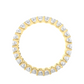 Princess Lab Diamond Eternity Wedding Band