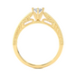 Round Cut Lab / Moissanite Diamond Engagement Ring