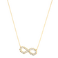 Infinity Lab Grown Diamond Pendant Necklace