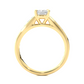 Cushion Cut Moissanite Diamond Luxury Engagement Ring