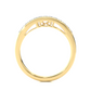 Princess Cut Diamond Vermeil Eternity Wedding Band