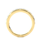 Eternity Diamond Moissanite Lab Vermeil Wedding Band