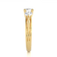 Classic Round Diamond Three Stone Engagement Ring