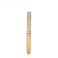 Classic Eternity Moissanite Lab Diamond Vermeil Ring