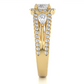 Vintage Halo Lab / Moissanite Diamond Engagement Ring