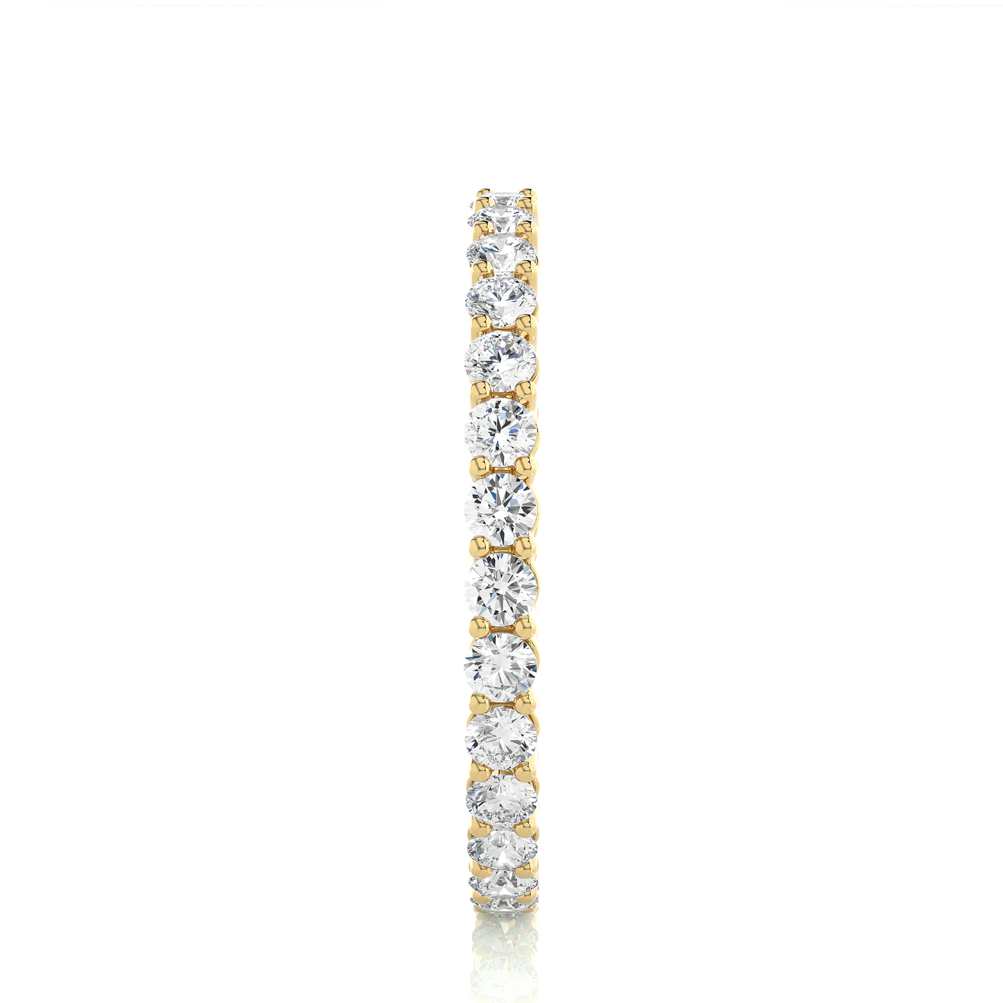 Stackable Round Diamond Eternity Wedding Band