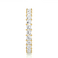 Princess Lab Diamond Eternity Wedding Band