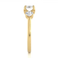 Round Diamond Three Stone Engagement Ring