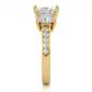 Three Stone Princess Lab Grown Diamond Engagement Ring