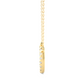 Lucky Horseshoe Lab Diamond Gold Necklace