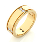 Men’s Gold Lab Diamond Classic Wedding Band
