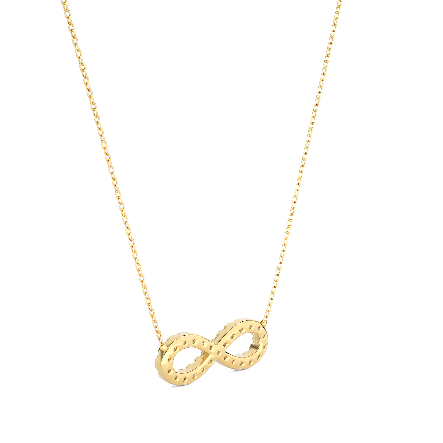 Infinity Lab Grown Diamond Pendant Necklace