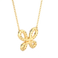 Butterfly Lab Grown Diamond Pendant Necklace