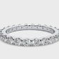 Classic Round Cut Lab Diamond Eternity Band