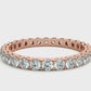 Round Cut Lab Grown Diamond Eternity Band