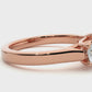 Round Lab Grown Diamond Three Stone Ring