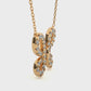 Butterfly Lab Grown Diamond Pendant Necklace