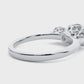 Round Diamond Three Stone Engagement Ring