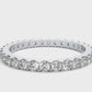 Stackable Round Diamond Eternity Wedding Band