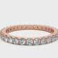 Stackable Round Diamond Eternity Wedding Band