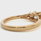 Three Stone Princess Lab Diamond Engagement Ring